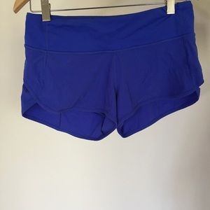 Lululemon speed shorts